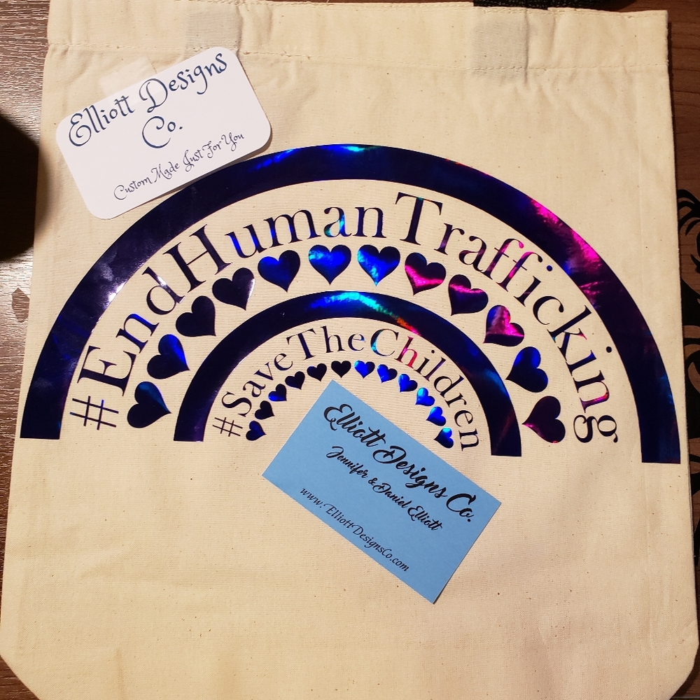 #SaveTheChildren 10x10 Canvas Tote